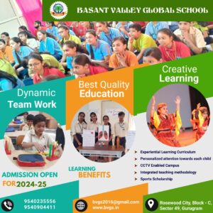 Basant Valley Global School Gurgaon, Best Schools in Gurgaon