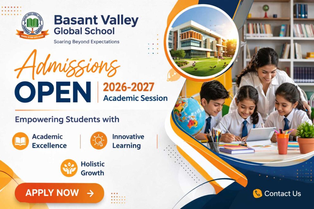 School Admission Open 2026-2027